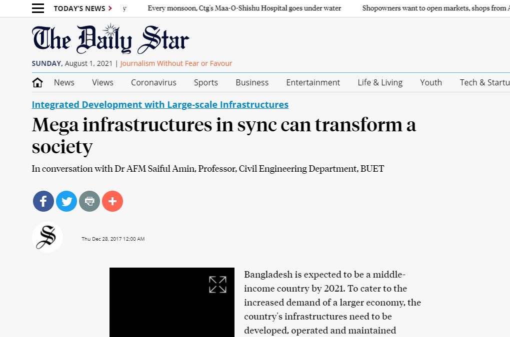 Mega infrastructures in sync can transform a society